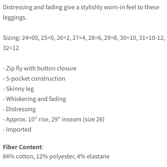 - NWT Lucky Brand Blue Ava Midrise Distress Jean Leggings skinny - Picture 3 of 9